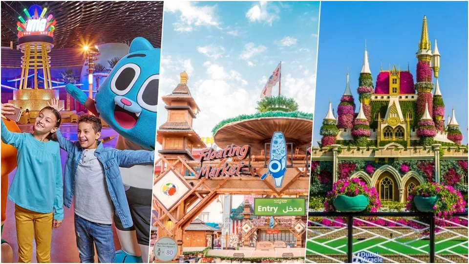 IMG Park + Global village + Miracle Garden – Combo - Image 1